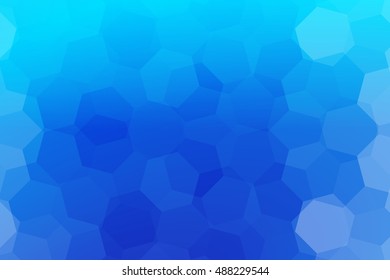 water blue color polygonal vector illustration, hexagon design for your ideas. gradient style, for business wallpaper, presentation