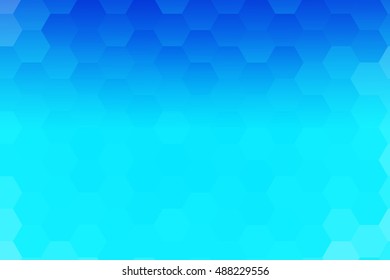 water blue color polygonal vector illustration, hexagon design for your ideas. gradient style, for business wallpaper, presentation