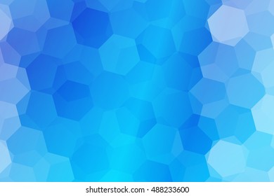 water blue color polygonal vector illustration, hexagon design for your ideas. gradient style, for business wallpaper, presentation