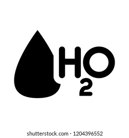 water blue icon - vector water drop sign symbol. nature illustration isolated, silhouette aqua liquid