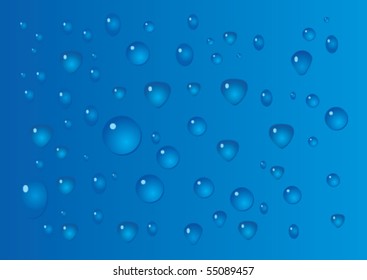 Water blue vector background
