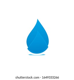 Logo für wasserblaue Vektorillustration für Unternehmen