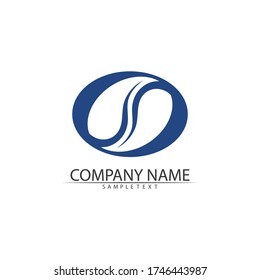 Diseño de ilustraciones vectoriales de plantillas de logotipos de ondas y caídas de agua azul