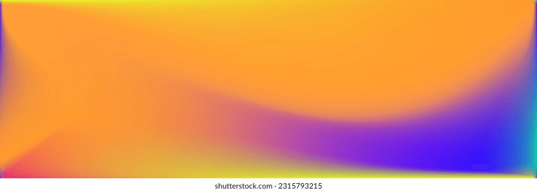 Water Blurred Light Sunrise Color Gradient Mesh. Wavy Bright Fluid Sunset Curve Blurry Texture. Colorful Neon Multicolor Glow Vivid Gradient Background. Sky Vibrant Pastel Dynamic Liquid Wallpaper.