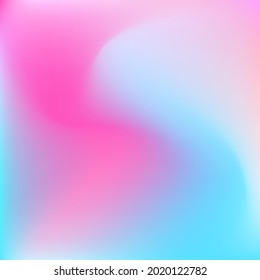 Wasser unscharf mehrfarbige hellglatte Oberfläche. Pastellfarben, helles, lebendiges, kräftiges Farbverlauf-Hintergrund. Farbenfrohe rosafarbene, lebhafte, glänzende Mesh. Sky Dynamic Fluid Cold Neon Tapete.
