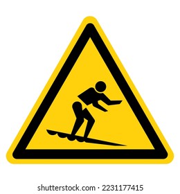 Water Boarding Symbol Sign, Vector Illustration, Isolate On White Background Label .EPS10