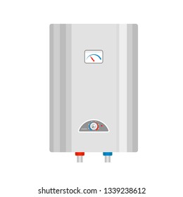 Water boiler icon. Flat illustration of water boiler vector icon for web design