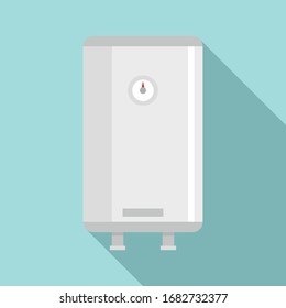 Water boiler icon. Flat illustration of water boiler vector icon for web design