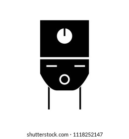 Water boiler icon vector icon. Simple element illustration. Water boiler symbol design. Can be used for web and mobile.