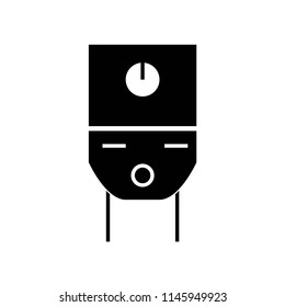 Water boiler icon vector icon. Simple element illustration. Water boiler symbol design. Can be used for web and mobile.