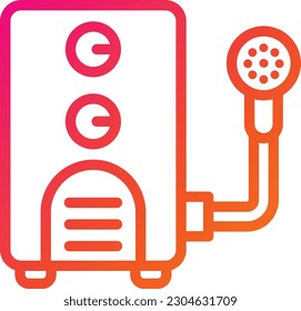 Water boiler Vector Icon Design Illustration