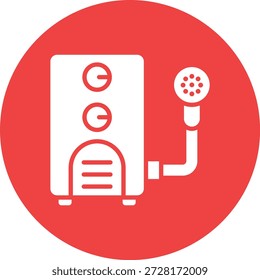 Water boiler Vector Icon Design Illustration
