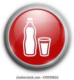 water bottle and cup icon