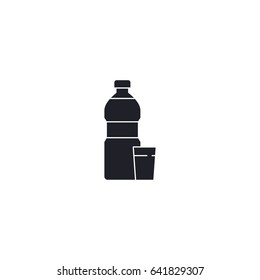 water bottle and cup icon