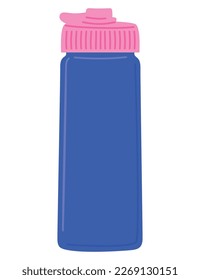 water bottle design over white