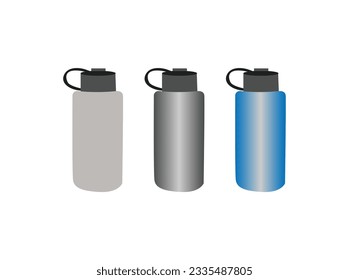 Water Bottle Design Vector and Illustration. Vector art .