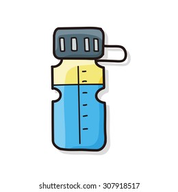 water bottle doodle