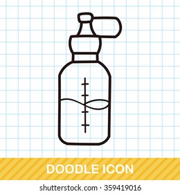 water bottle doodle