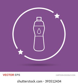 water bottle doodle
