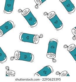 Fondo de patrón sin soldadura del doodle de la botella de agua. Texturas ecológicas dibujadas a mano para tela, envoltura, textil, papel pintado, prendas de vestir.