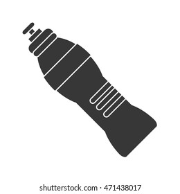 water bottle drink beverage fresh icon. Flat and Isolated design. Vector illustration