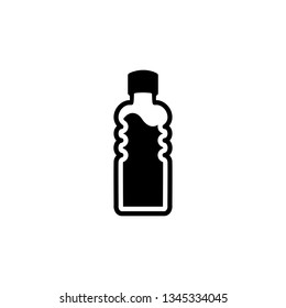 lot of water bottle flat icon