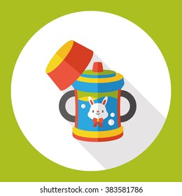 water bottle flat icon