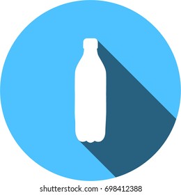 Water bottle flat icon