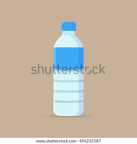 Water Bottle flat icon.