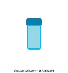 water bottle flat style icon vector illustration design