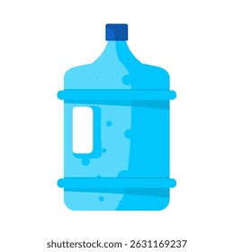 water bottle – flat vector illustration
