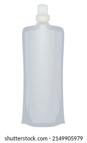 Water bottle foldable, vector illustration