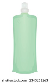 Water bottle foldable, vector illustration