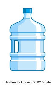 water bottle gallon illustration vector