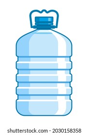 water bottle gallon illustration vector