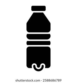 Water Bottle Glyph Icon Design For Personal And Commercial Use