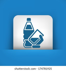 Water bottle icon