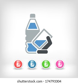 Water bottle icon