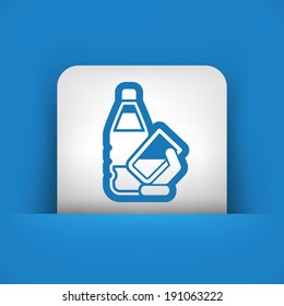 Water bottle icon