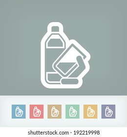 Water bottle icon