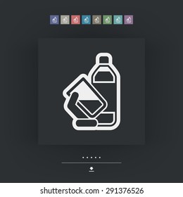 Water bottle icon