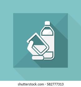 Water bottle icon