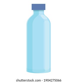 Water bottle icon. Cartoon of water bottle vector icon for web design isolated on white background