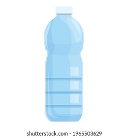 Water bottle icon. Cartoon of Water bottle vector icon for web design isolated on white background