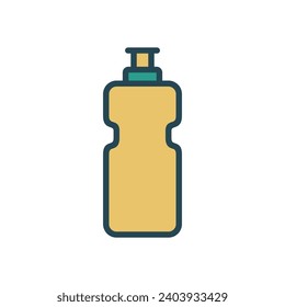 Water Bottle icon design template