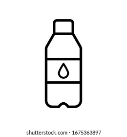 water bottle icon design vector template