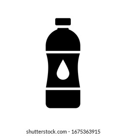 water bottle icon design vector template