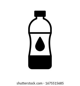 water bottle icon design vector template