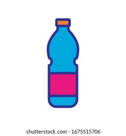 water bottle icon design vector template