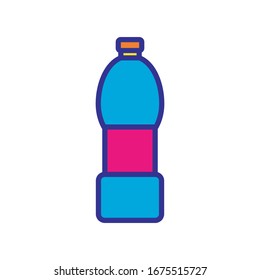 water bottle icon design vector template